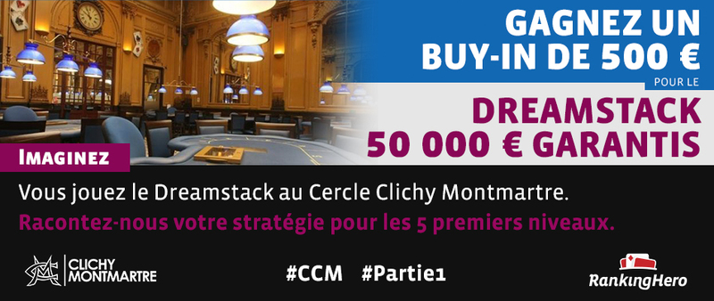 Mission CCM : Gagnez un buy-in pour le Dreamstack 50 000 € garantis !
