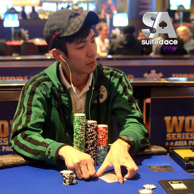 2014 WSOP APAC Day 8: SuitedAce player Sam Nee builds 6-max stack