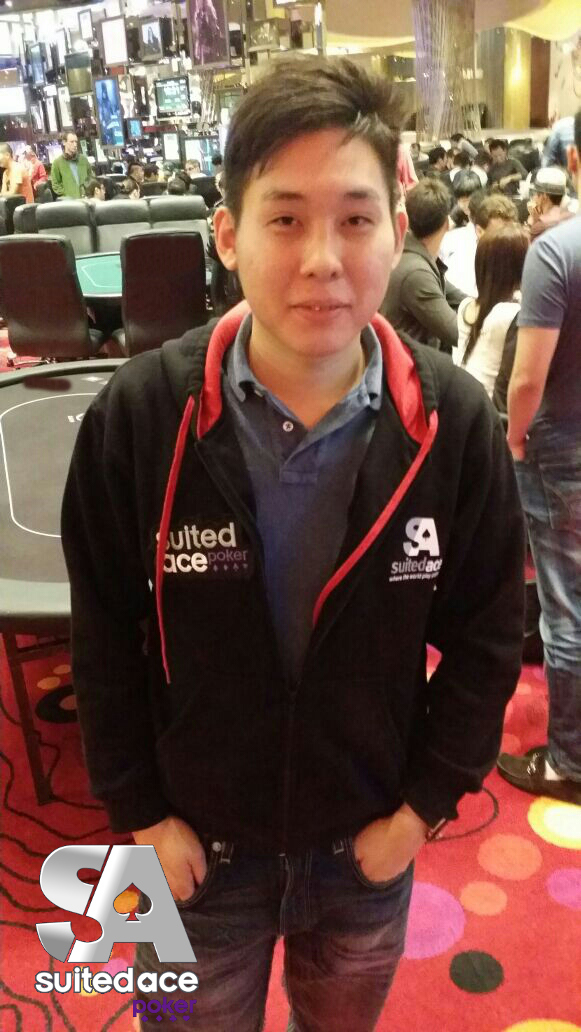 SuitedAce player Ryan Yeoh is currently playing on the APPT 8 Asia Championship of Poker (ACOP)